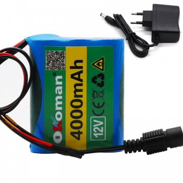 Mini batterie rechargeable 12 volts 1800mAh 