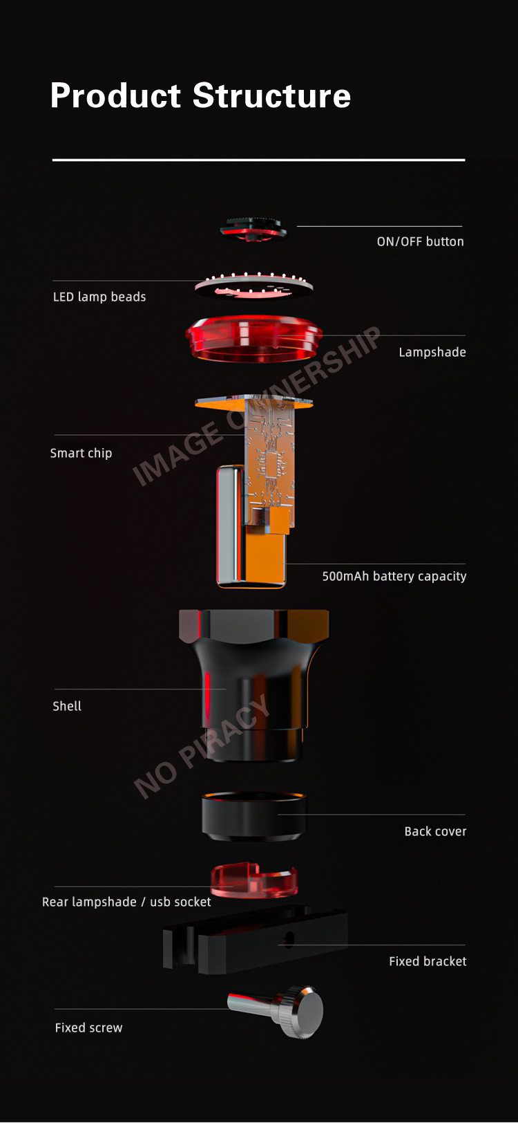 meroca bike light manual